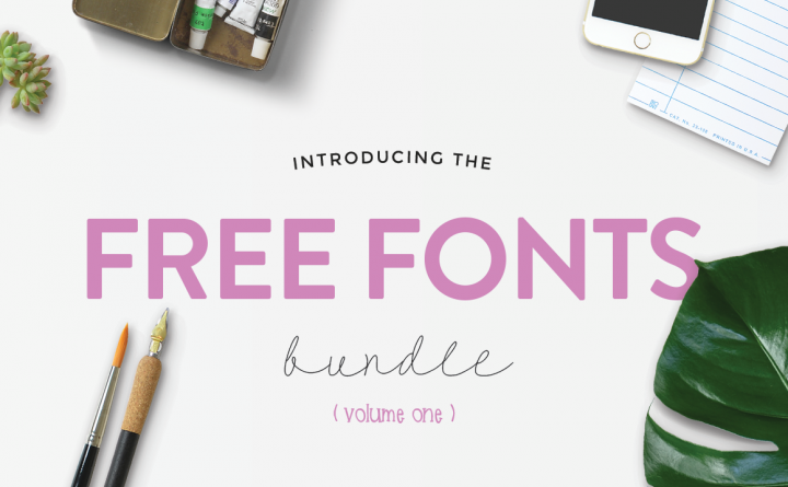 the free font bundle