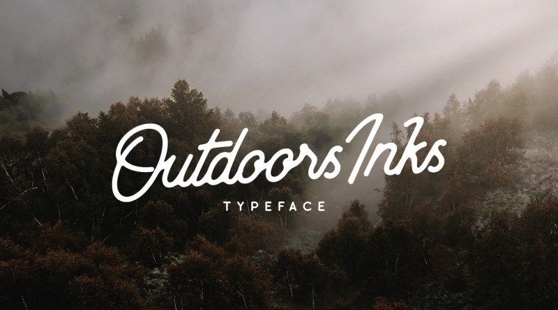 Outdoors Inks Typeface