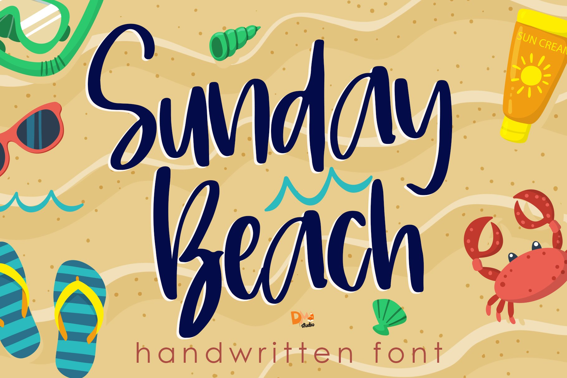Sunday Beach - Handwritten Font