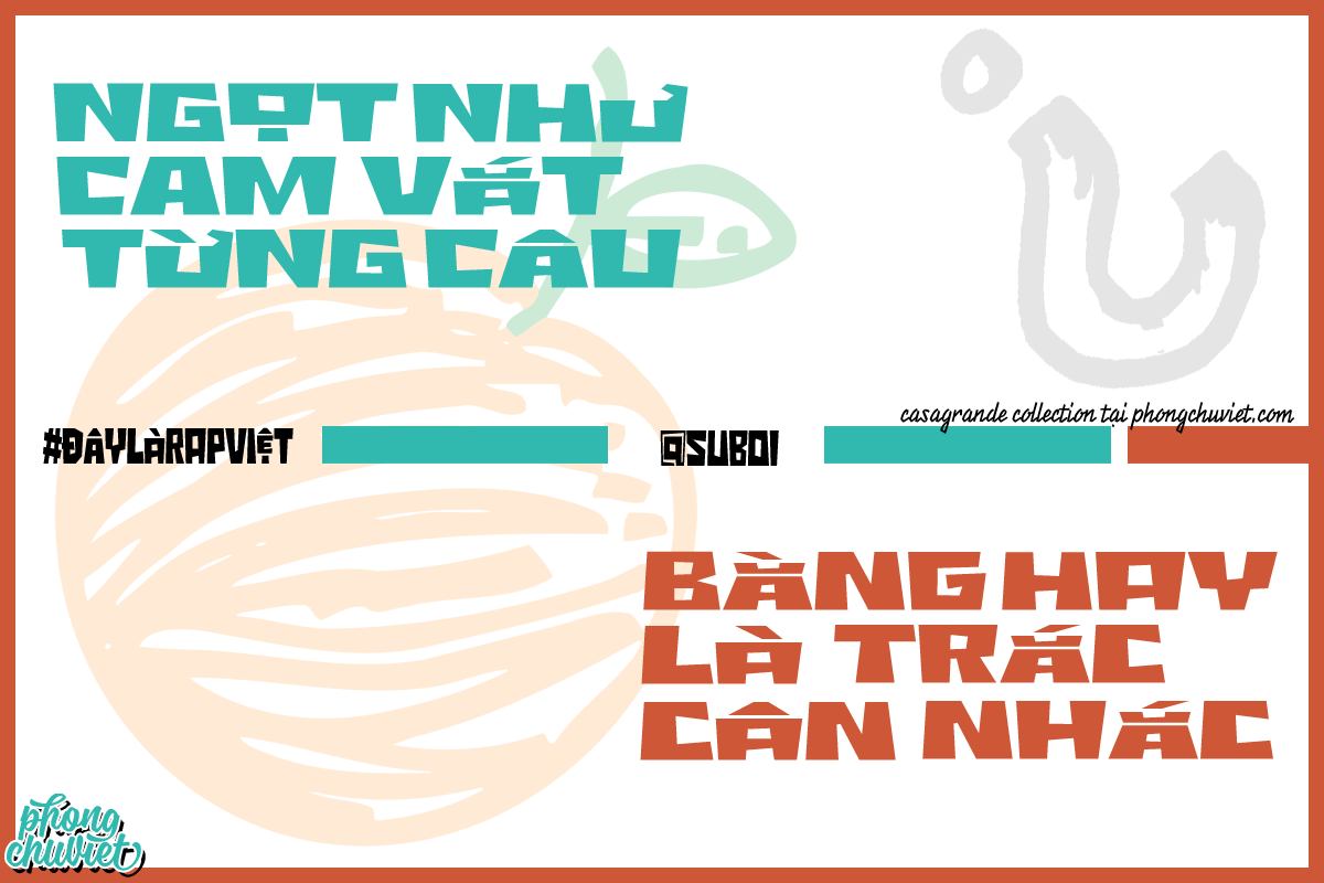 Việt hóa | Casagrande Collection: Bộ font vintage đầy màu sắc!