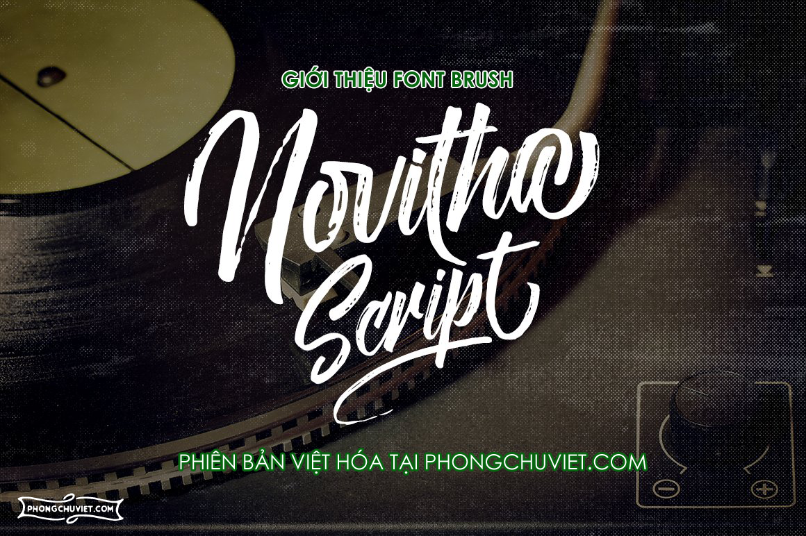 Việt hóa | FS Novitha Script: Brush script với nhiều alternates