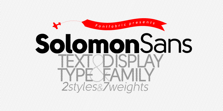 Fontfabric | Solomon Sans (14 fonts) ~ $199