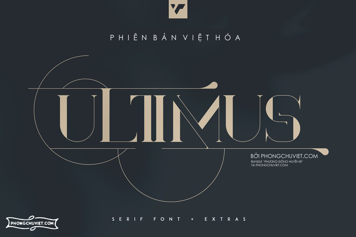 Việt hóa | FS Ultimus: Serif thanh lịch với hệ thống ornaments độc đáo
