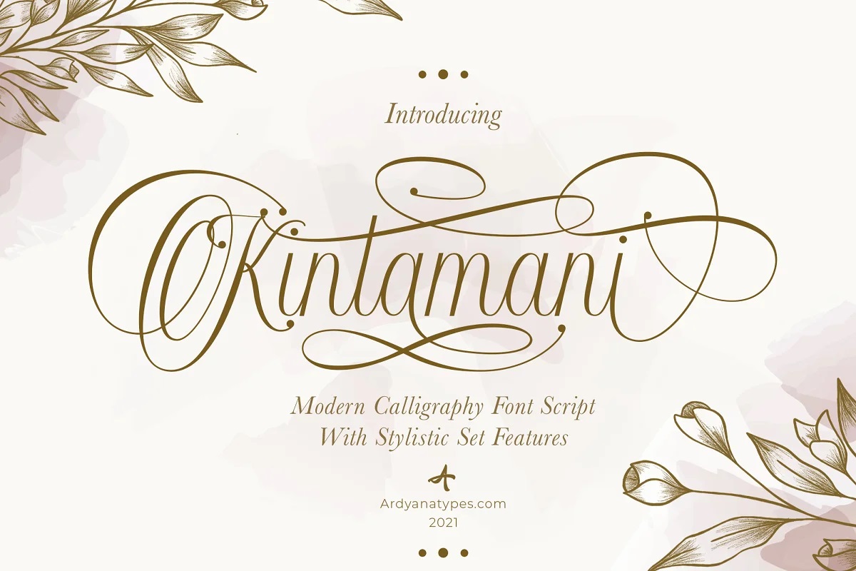 Ardyanatypes | Kintamani Script (1 font) ~ $19