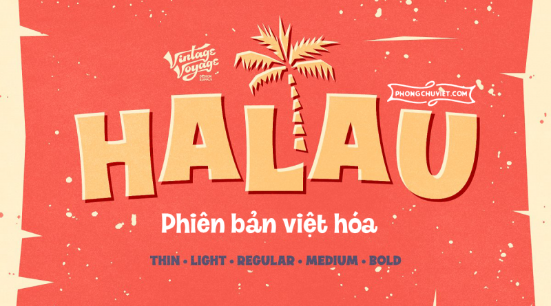 Việt hóa | FS Halau: Font cho một mùa hè fancy!
