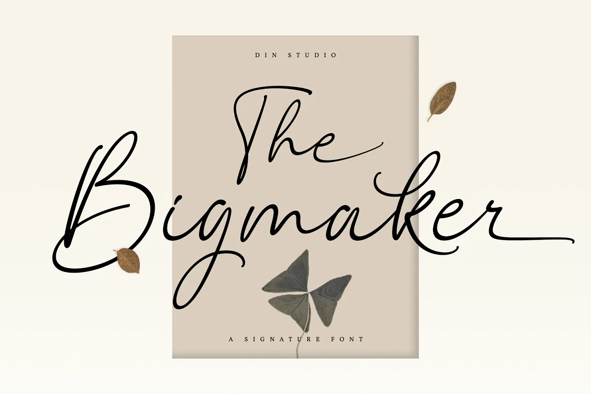 Din Studio | The Bigmaker (1 font) ~ $25